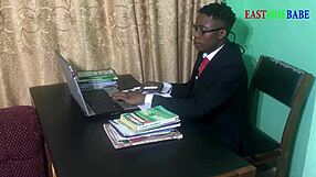 my lecturer bent me over and fucked me hard for passing my exam. creampie included.