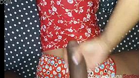 Mommy Shows Off Her Hairy Pussy While Masturbating Intensely