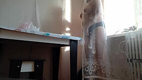 I Caught Stepmom Masturbating Behind Curtain!