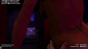 In GTA Online, the character performs a detailed strip-tease, slowly removing clothes and teasing the audience