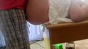 Intense Moaning During Huge Ass Fuck on Office Table