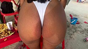 On spring break beach, ted guarantees teen 18+ fun with maya hyuga, bia andrade, candy debby in 4some holiday.