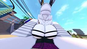 Proto Snow Comp. big tits and ass in snow.