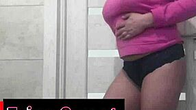 housekeeper takes bath masturbates washes pussy