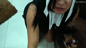 Nun Bianca Confesses Sins To Father Honey In Convent Parody