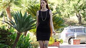 Redhead Erin Everheart Convinces Best Friend for First DP Quickie