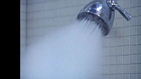 i'm undressing this sexy ebony girl in the shower, bathing her nude body all wrong