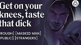 Masked man fucked a stranger at Halloween party