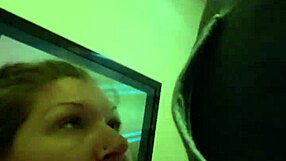 Divinity receives a facial full of cum for her good work