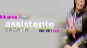 Eduarda Grazel As Naughty Assistant In Backstage Scene