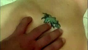 Fucked on the bathroom floor on all fours, opening everything for full insertion.