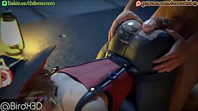 Fortnite hentai doggy compilation with shaved pussy riding