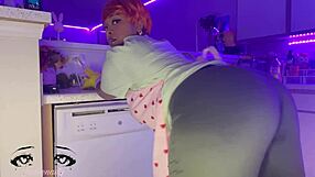 Dexter's mom rides big black cock hard, craving more as a hungry whore