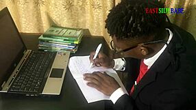 my lecturer bent me over and fucked me hard for passing my exam. creampie included.