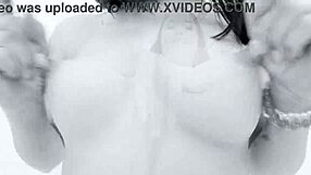 Colombian Lia Ponce endures double anal penetration and drinks piss.