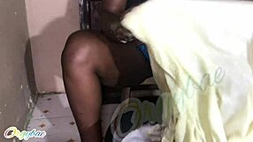 Housewife Does Laundry On Weekend Holiday