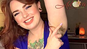 gf grows out armpit hair for a wild new look