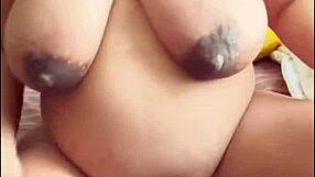 Pregnant Arab Milf Explores Solo Pleasure with Big Boobs and Hairy Pussy