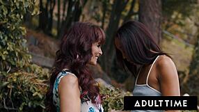 Lesbian milf enjoys breakup with teen lover