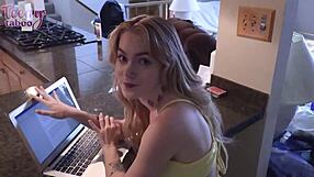 Sage fox gets fucked by stepdad seth brogan