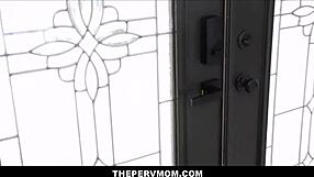 Big tits brunette milf stepmom family sees perfect body in swimsuit pov