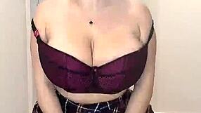 A gorgeous neighbor with stunning natural tits