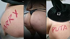 happy halloween with homemade treats and costumes