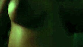 latina teen rides cowgirl, moaning quietly to avoid neighbors.