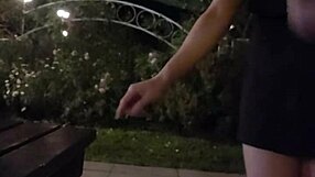 Shemale Ting Xuan Strips Bare in Community Garden, Unstoppable Exposure