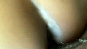 Emotional BDSM session with slave girlfriend bent over for intense riding