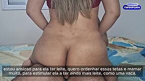 Dona de casa casada goza em seu corno