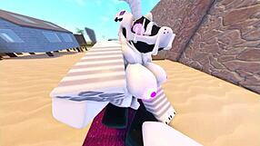 Proto Snow Comp. big tits and ass in snow.