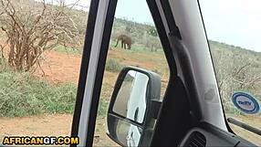 naughty kenyan girlfriend, take that deepthroat, he says