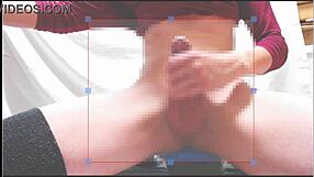 Intense Asian Japanese masturbation session