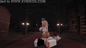 Hot Blonde with Big Tits and Huge Ass Takes Monster Cock