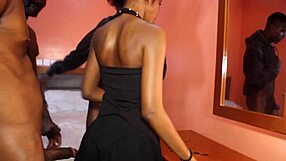 Chidinma Rounds The Boys And Gets Fucked Anal On Chair In Quickie Group 4Some With Big Black Cock