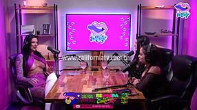 Oh, The Brunette Sucked Those Little Tits So Deliciously!