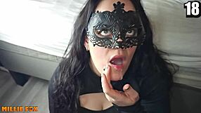 Amateur Milf Millie Fox Swallows 20 Loads of Cum in Close-Up