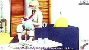 I enjoy the spanking chair in this japanese jav session.