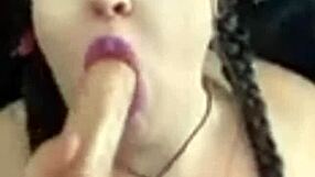 Kandy Kane's Big Tits And Blowjob In Homemade Scene