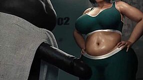 Big boobs neighbor pounded hard by massive BBC without mercy