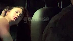 Bored wife, unaware, gets surprised by unexpected thrusts
