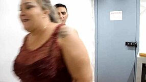 My husband fucked me while showing ass to stranger