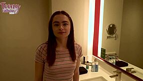 lucky seth brogan fucks 18yo reese robbing's petite cunt and creampies her