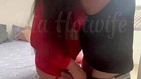 corno invited friend to pound my ass on our bed