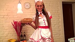 She Rides Her Dildo Deep In Her Pussy While Showing Off Her Big Clit!