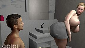 shower time with vam, blowjob and riding action!