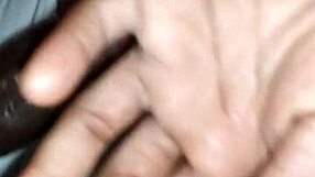 Boxing match with intense action