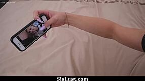 Stepsister Teases With Her Tight Pussy And Big Tits In Cowgirl Ride