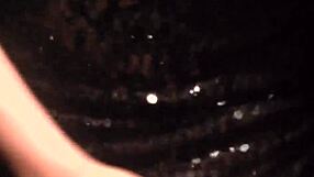 hot amateur girl gets cumshot on pussy in public toilet